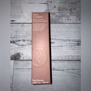 Rare Beauty Find Comfort Body & Hair Mist — Rose Mauve Packaging
